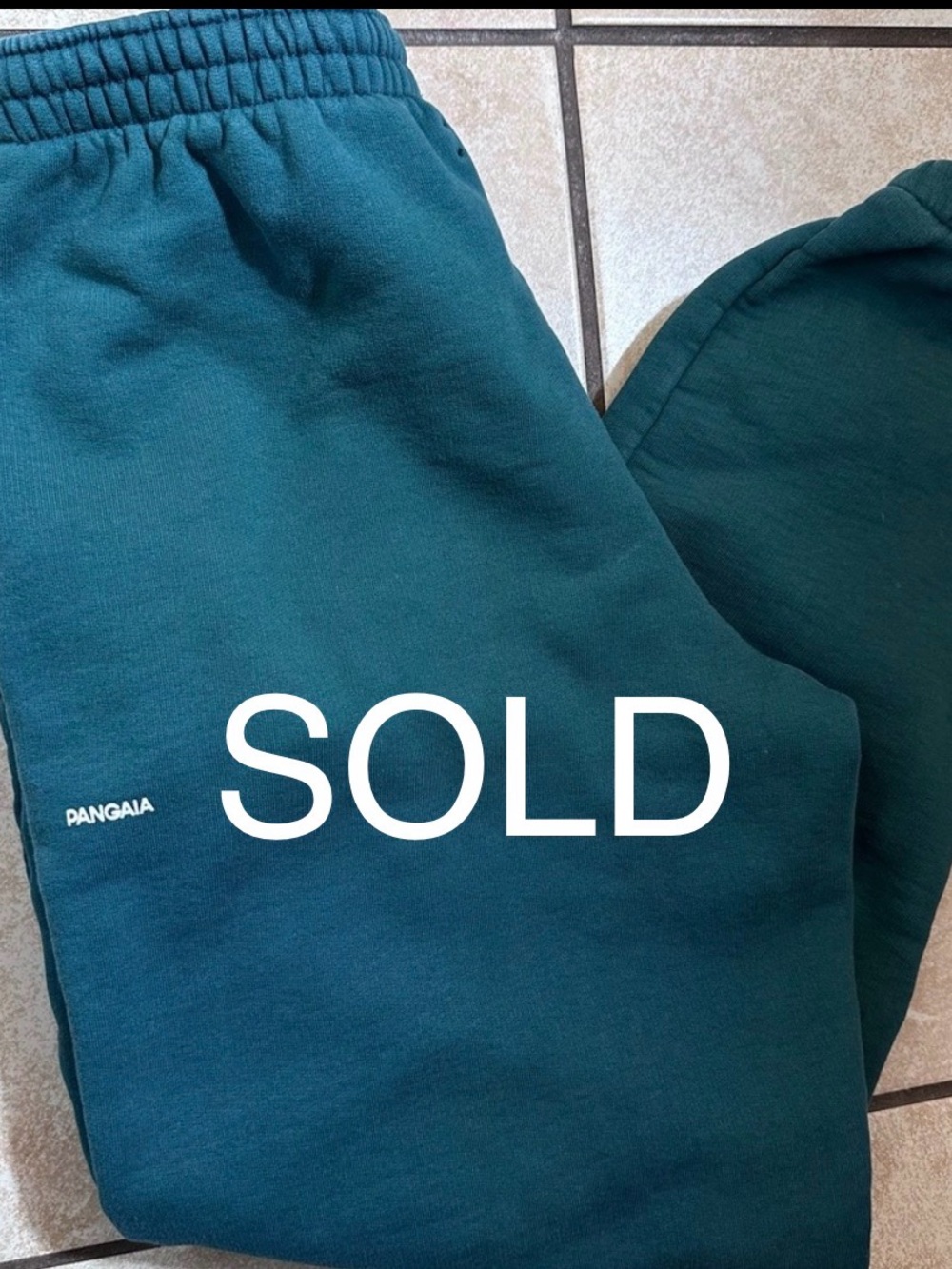 SOLD 365 Green Sweatpants with Elastic Waist Track Pants